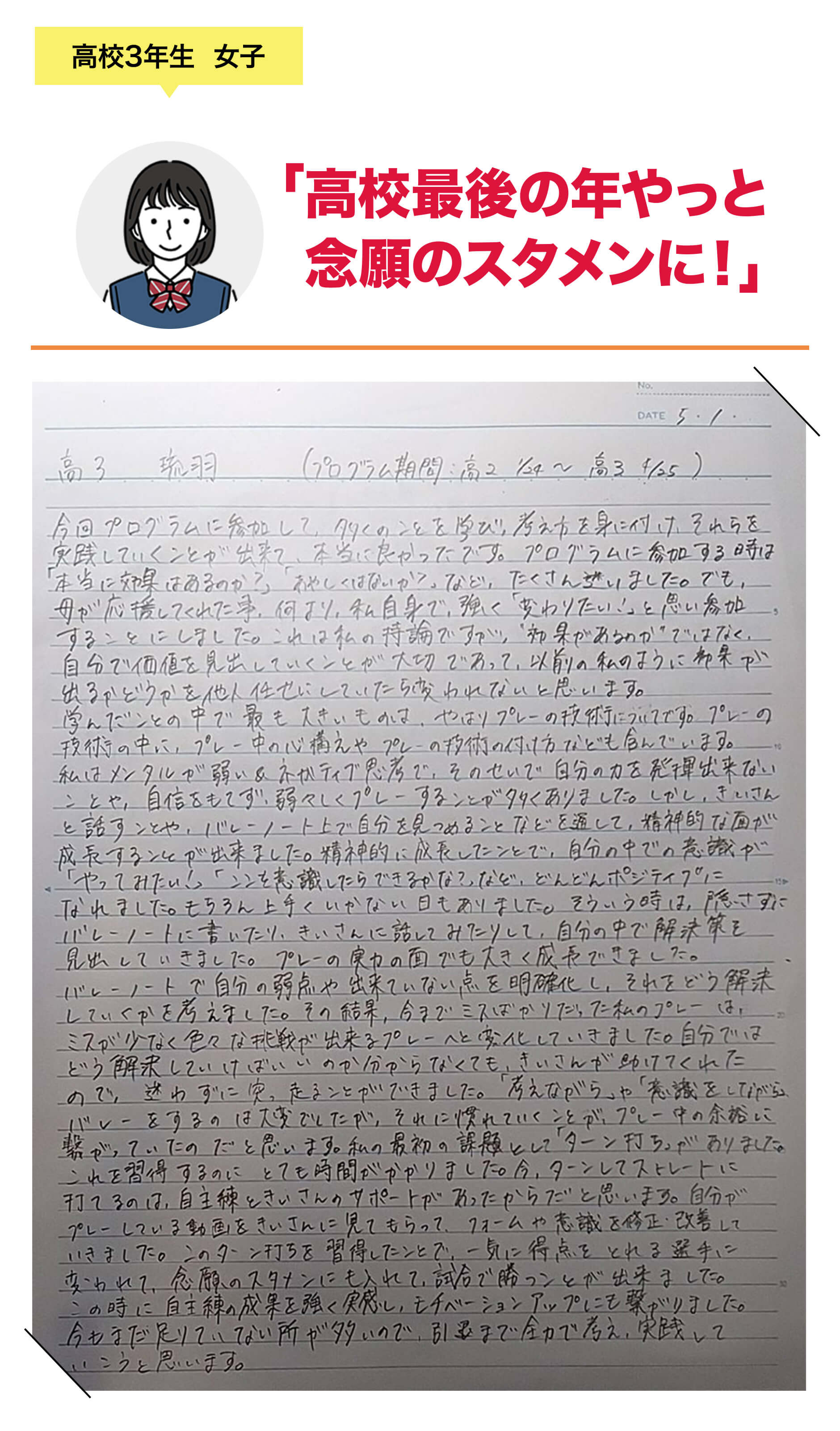 高校3年生 女子