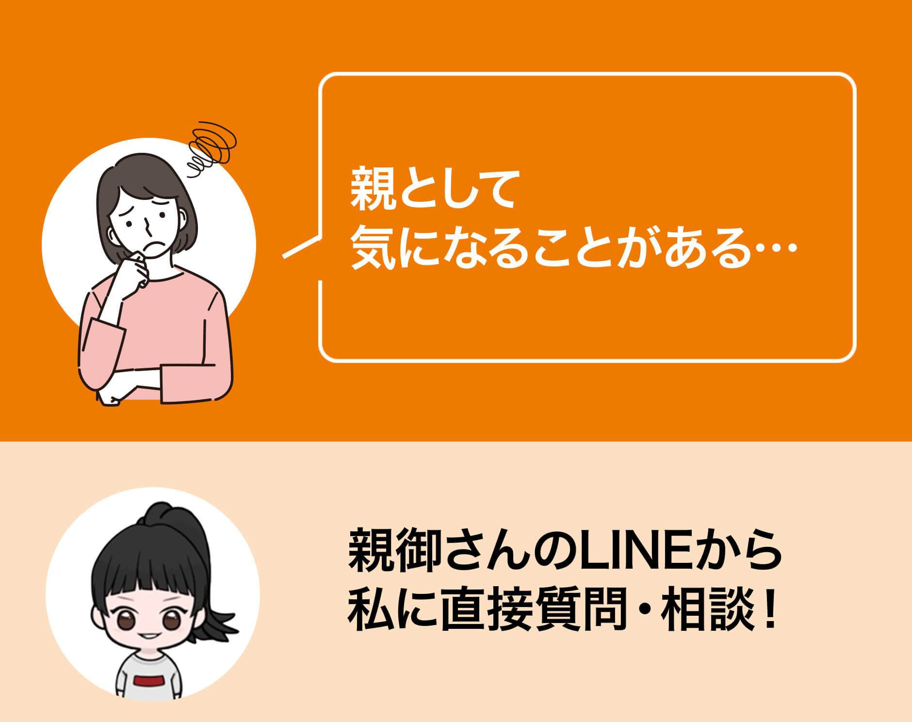 親御さんのLINEから私に直接質問・相談